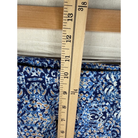 Soft Surroundings Printed Pull On Pants size Medium Blue - Picture 8 of 9